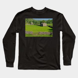 Grassington Stone Barns - Yorkshire Dales Long Sleeve T-Shirt